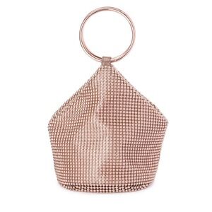 Olga Berg BIANCA BALL MESH HANDLE BAG